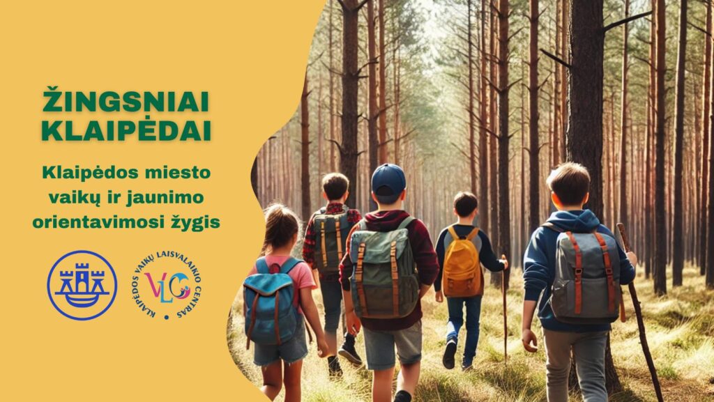 Klaipėdos miesto mokinių orientavimosi žygis „Žingsniai Klaipėdai“
